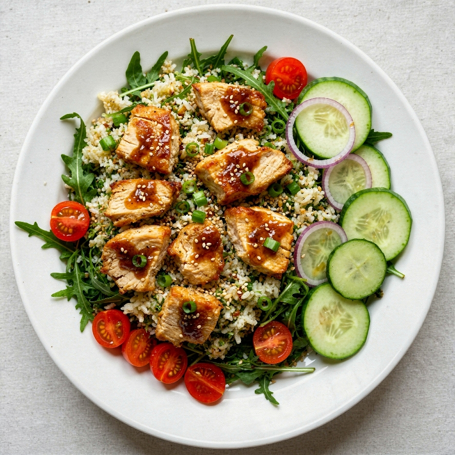 Salade kip sesam