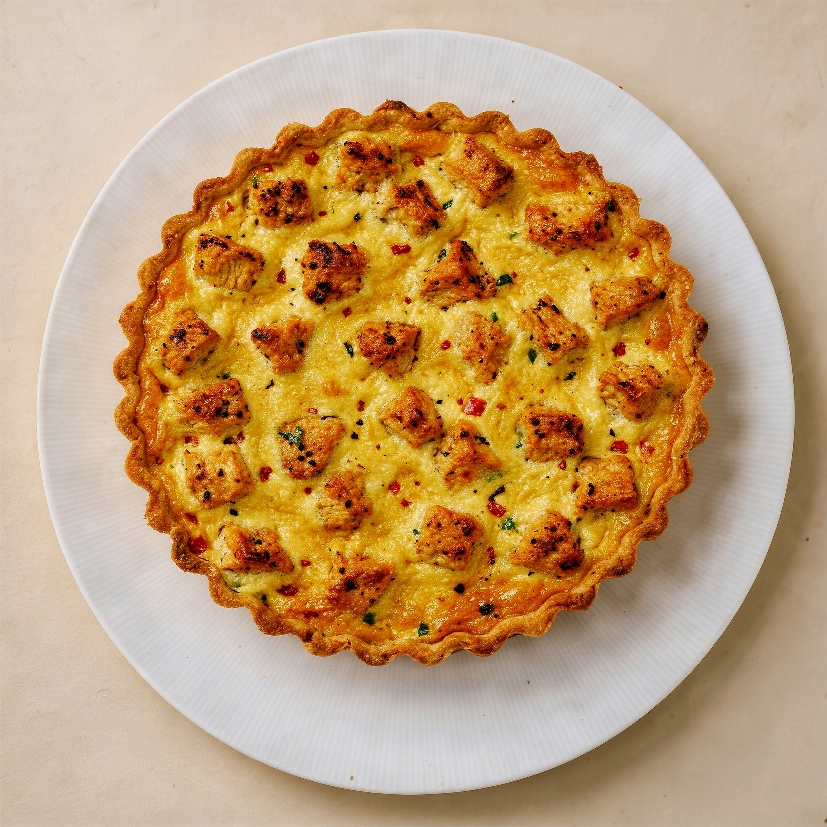 Quiche pikante kip